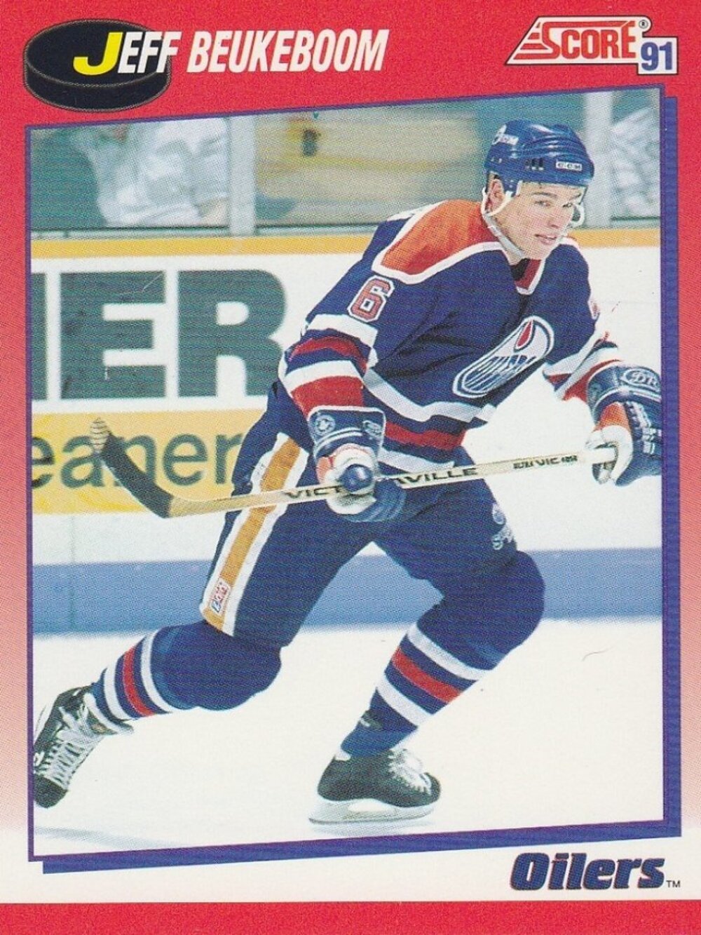 Jeff Beukeboom - Score 91 Hockey Card